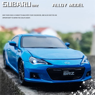 BRZ Alloy Sports Car Model Diecast Metal Simulation Toy Vehicles Car Model Sound Light Collection Childrens Toy Gift