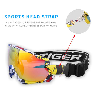 X-TIGER Polarized UV400 Men Women Bicycle Goggles Glasses 5/3 Lens MTB Sports