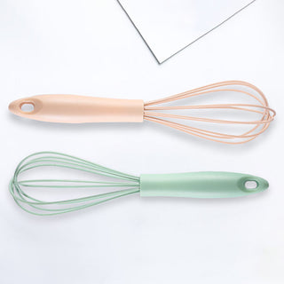 1Pcs Manual Egg Beater PP Handle Whisk Milk Egg Kitchen Utensil Non-slip Multipurpose Egg Cream Mixing Mixer Tools