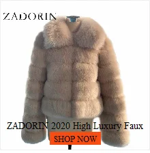 ZADORIN 3XL Autumn Winter Thick Warm Faux