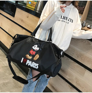 Disney Mickey's New Travel Bag Large-capacity  Oxford Cloth High-quality Men's and Women's Handbags