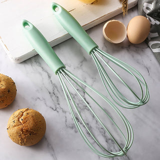 1Pcs Manual Egg Beater PP Handle Whisk Milk Egg Kitchen Utensil Non-slip Multipurpose Egg Cream Mixing Mixer Tools