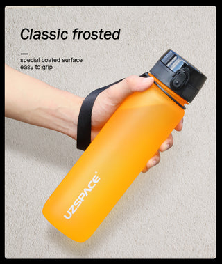 New 500/800/1000ml Sports Water Bottle BPA Free Portable Leak-proof Shaker bottel