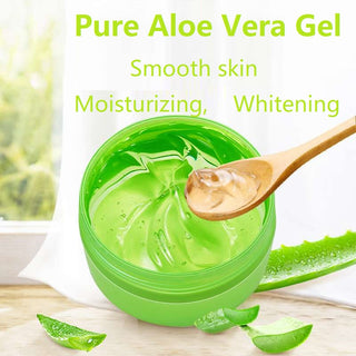 220ML Aloe Vera Gel Natural Face Creams Moisturizer Acne Treatment Cream Sun Repair Cream Whitening Skin Care Smoothing