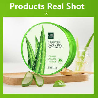 220ML Aloe Vera Gel Natural Face Creams Moisturizer Acne Treatment Cream Sun Repair Cream Whitening Skin Care Smoothing