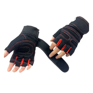 Gym Gloves Heavyweight Sports Exercise Weight Lifting Gloves Half Finger Body Building Training Sport Workout Gloves for Unisex