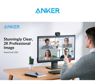 Anker PowerConf C200 2K Webcam for Laptop Computer