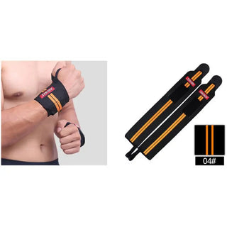 Weight Lifting Wristband Elastic Breathable Wrist Wraps Bandage Gym Fitness Weightlifting Powerlifting Wrist Brace Support Strap