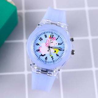 Disney Princess Elsa Kids Watches Girls Silicone Strap