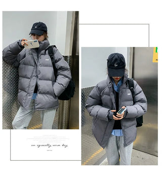 2023 women's parka coat fashion basic cotton down jacket winter