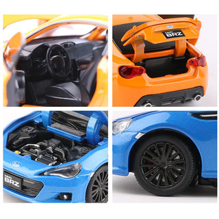 BRZ Alloy Sports Car Model Diecast Metal Simulation Toy Vehicles Car Model Sound Light Collection Childrens Toy Gift