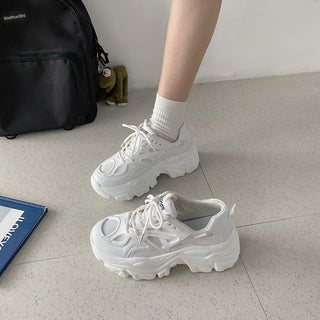 Fashion Platform Chunky Sneakers for Women Thick