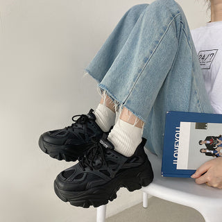 Fashion Platform Chunky Sneakers for Women Thick