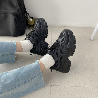 Fashion Platform Chunky Sneakers for Women Thick