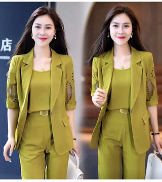 Women's Pants Suit Office Set blazer