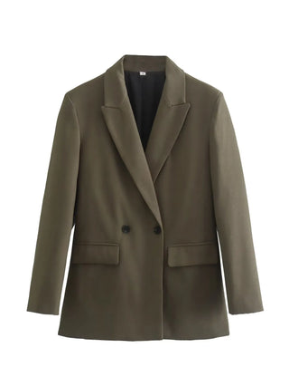 TRAF Office Blazer Women Winter