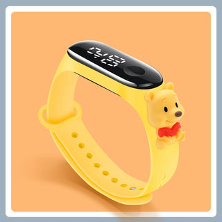 Disney Mickey Mouse Children Watches For Girls Electronic Bracelet Sports LED Spiderman iron Man Doll Kids Watch Waterproof