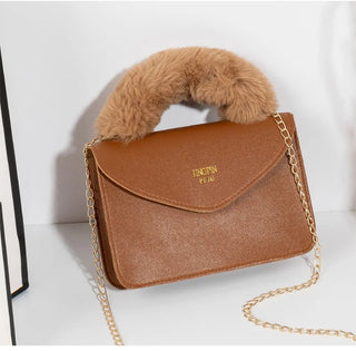 Faux Fur Tote Bag for Women 2023 New Soft Alodia Store
