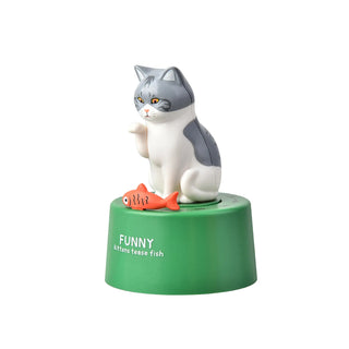 Mini Mechanical Cat Timer Cute Kitchen Accessories Students Homework Timer Kitchen Reminder for School Office Home Desktop Decor