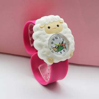 Cute Kids Watch Girl Pink Silicone Kawaii Cartoon Unicorn Dinosaur Tiger Arabic Digital Boy Quartz Wrist Watches Children Reloj