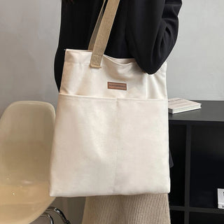 Women's Tote Bag Canvas Sewing Thread Large Capacity