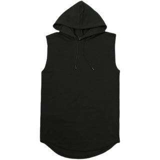 Plus Size Summer Men Clothing Tank Tops Sweatshirt Sleeveless Tops Hoodie Vest Workout Fitness Mens T Shirt Workout Hip Hop Vest