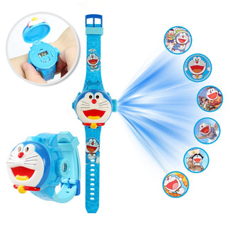 Disney Kid Cartoon Cool Ptojectio Watch Marvel Spider-Man Boy Unicorn Princess Elsa Flash Electronic Digital Student Toy Clock