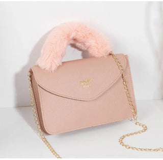Faux Fur Tote Bag for Women 2023 New Soft Alodia Store