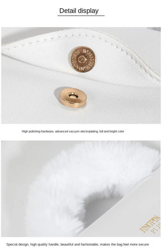 Faux Fur Tote Bag for Women 2023 New Soft Alodia Store