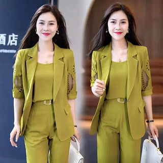 Women's Pants Suit Office Set blazer