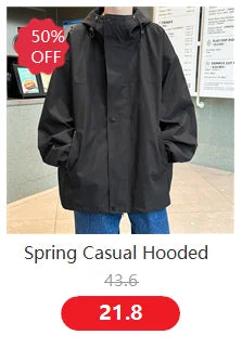 Hooded Jacket for Men Bomber Jacket