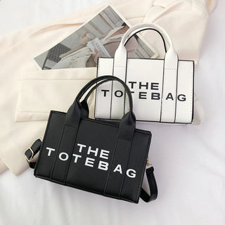 Women Tote Bag Contrast Letters Fashion Ladies