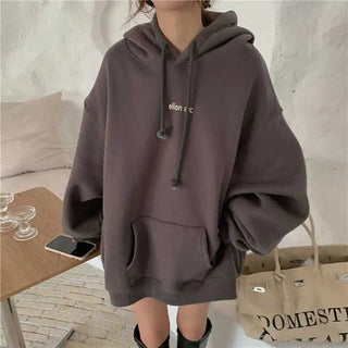 New in Hoodies & Sweatshirts Y2k Streetwear Women Top Hooded Shirt Clothes Longsleeve Oversize Sweatshirt Harajuku Manga Hoodie