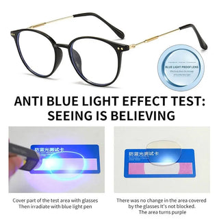 Progressive Multifocal Reading Glasses Anti-Blue Light Computer Glasses Eye Protection Ultra Light Eyeglasses For Men Women