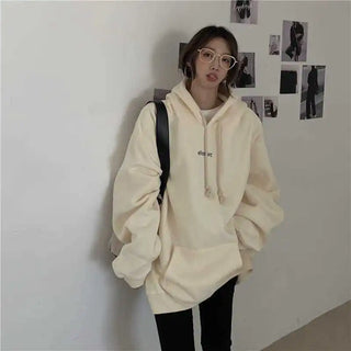 New in Hoodies & Sweatshirts Y2k Streetwear Women Top Hooded Shirt Clothes Longsleeve Oversize Sweatshirt Harajuku Manga Hoodie