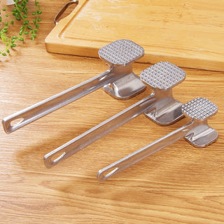 1 piece of stainless steel useful softener for steak hammers, for tapping pork pounds, kitchen tools