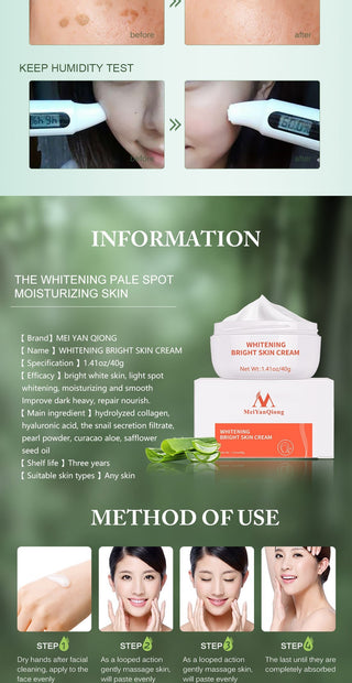 Dark Spot Remover Cream Skin Lightening Cream Dark Skin Care Anti Freckle  Whitening Cream  Anti Aging Face Care