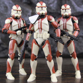 Star Wars 104th 212th 442nd 332nd 501st 6" Action Figure ARC ARF Trooper Shock Asohka Commander Phase 2 Episode II Clone Toys