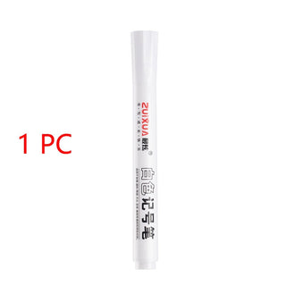 White Marker Pens grafting set 2.0mm Oily Waterproof White Gel Pen DIY