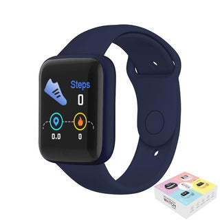 Smart Watch Kids Bluetooth Fitness Tracker Macaron Smartwatch for Men Women Blood Pressure Smart Bracelet for Android IOS