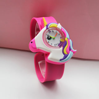 Cute Kids Watch Girl Pink Silicone Kawaii Cartoon Unicorn Dinosaur Tiger Arabic Digital Boy Quartz Wrist Watches Children Reloj