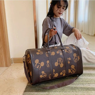 2023New Disney Mickey Fashion Suitcase Travel Tote Bag Men's and Women's