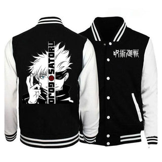 New Jujutsu Kaisen Gojo Satoru Baseball Jacket Men Women