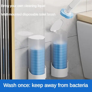 Disposable Toilet Brush Cleaner With Long Handle Bathroom