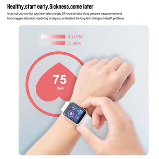 Smart Watch Kids Bluetooth Fitness Tracker Macaron Smartwatch for Men Women Blood Pressure Smart Bracelet for Android IOS