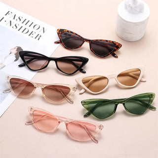 Fashion Women's Luxury Cat Eye Sunglasses Triangle Vintage Design UV400es Unisex ALODIA STORE
