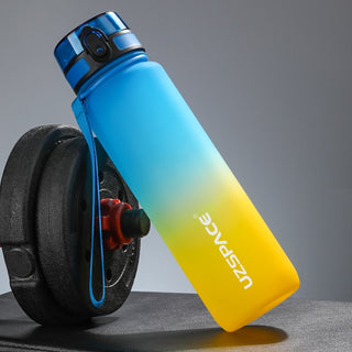 New 500/800/1000ml Sports Water Bottle BPA Free Portable Leak-proof Shaker bottel