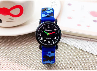 camouflage silicone strap quartz watches children kids students digital cool waterproof clocks