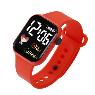 Electronic Wrist Watch  LED Digital Smart sport watch Luminous Square Dial Kids wristwatch for Children Birthday Gift