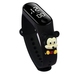 Disney Mickey Mouse Children Watches For Girls Electronic Bracelet Sports LED Spiderman iron Man Doll Kids Watch Waterproof